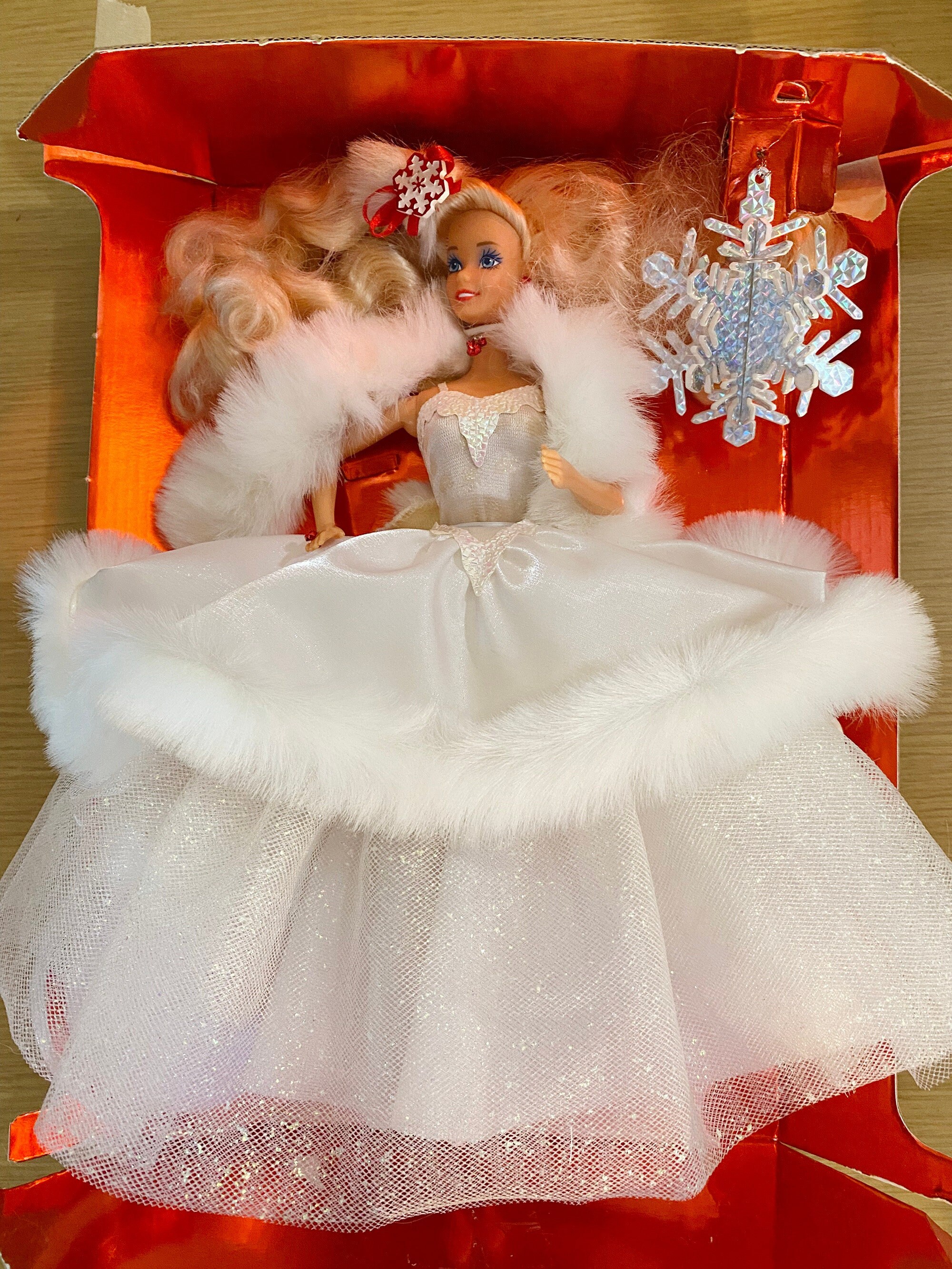 Vintage New Boxed Barbie Doll happy Holidays 1989 Etsy India