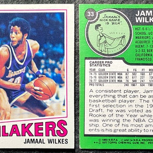 3 Los Angeles Lakers Topps basketball trading cards