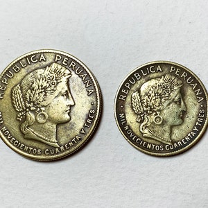 Rare Peruvian 1942-1944 coins