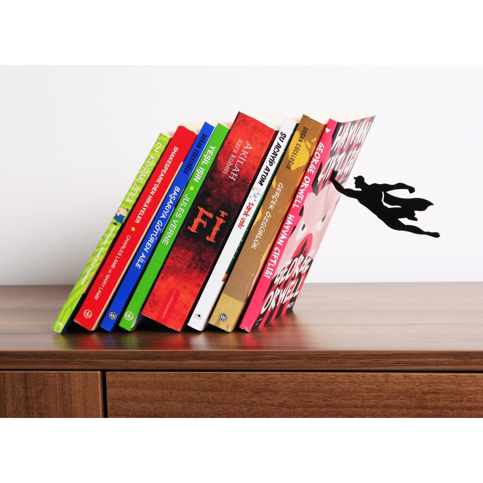 Superman Metal Bookends Metal Bookend Superman Gift FREE Etsy UK
