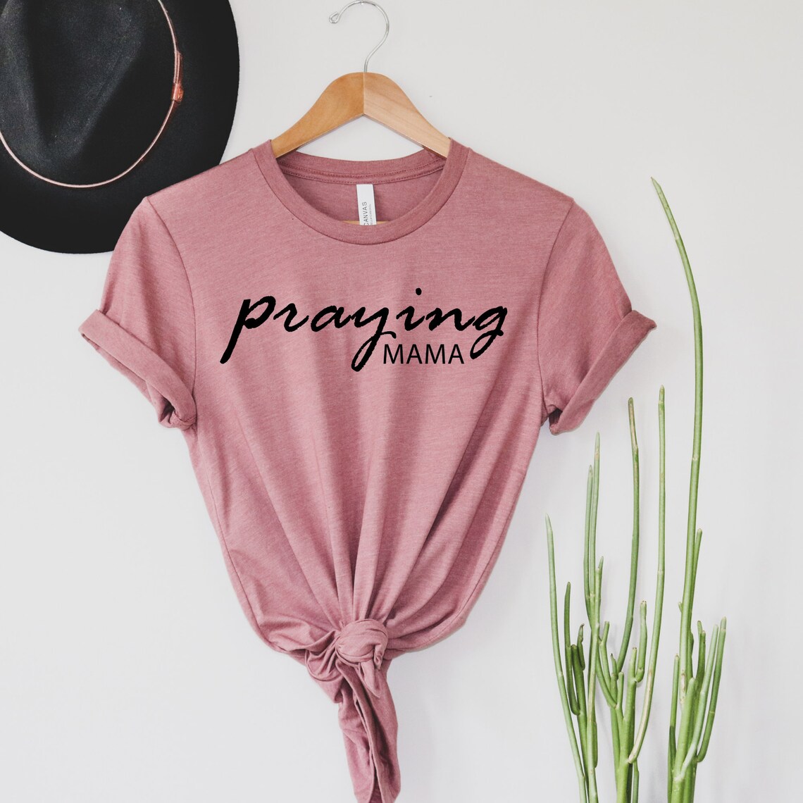 praying mama tee shirt