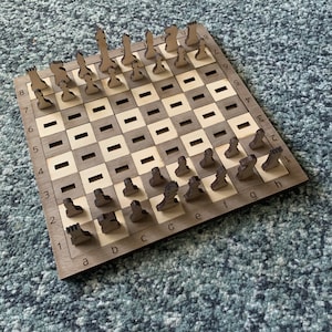 SVG File - Travel Chess board with storage box