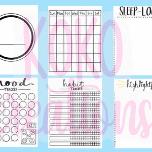 Digital Bullet Journal - Basic layout/template