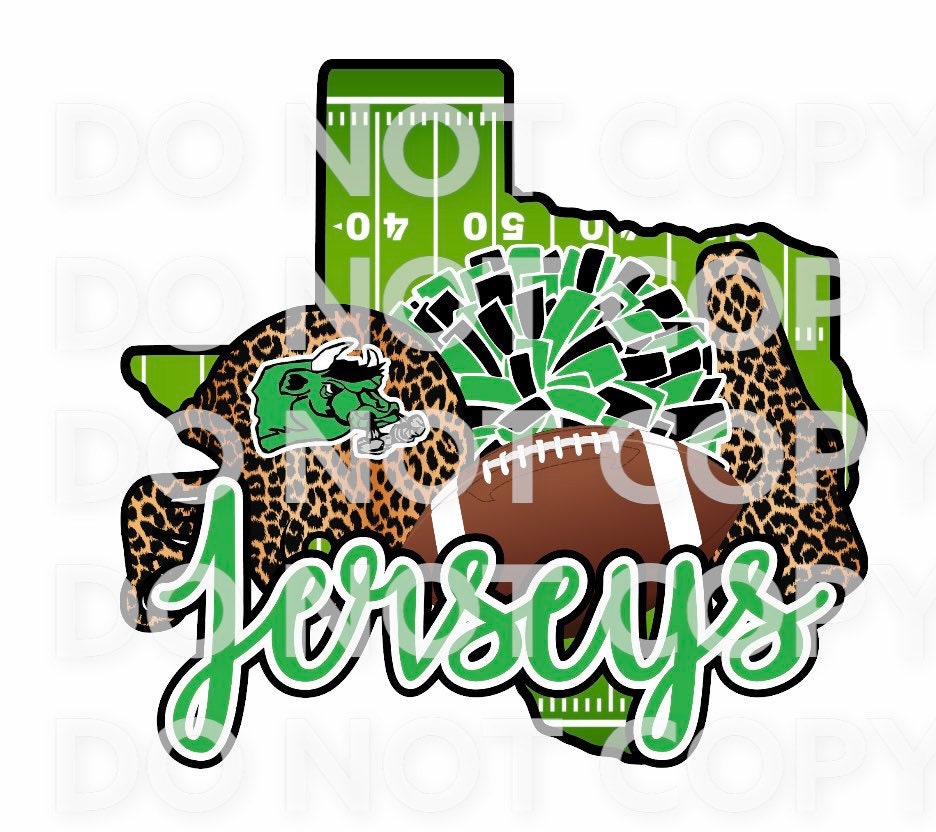 Falfurrias Jerseys Football Leopard Etsy