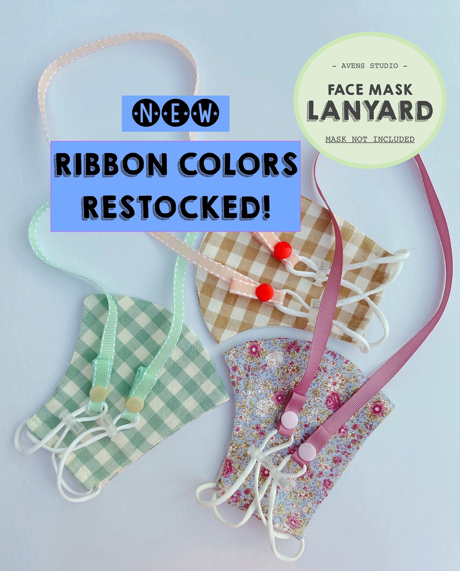 Face Mask Lanyard Strap Face Mask Keeper Face Mask Chain Etsy