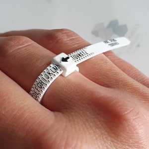 Ring Sizer | Ring Gauge | Plastic Ring Sizer | Stacking Ring Sizer | Wide Ring Sizer