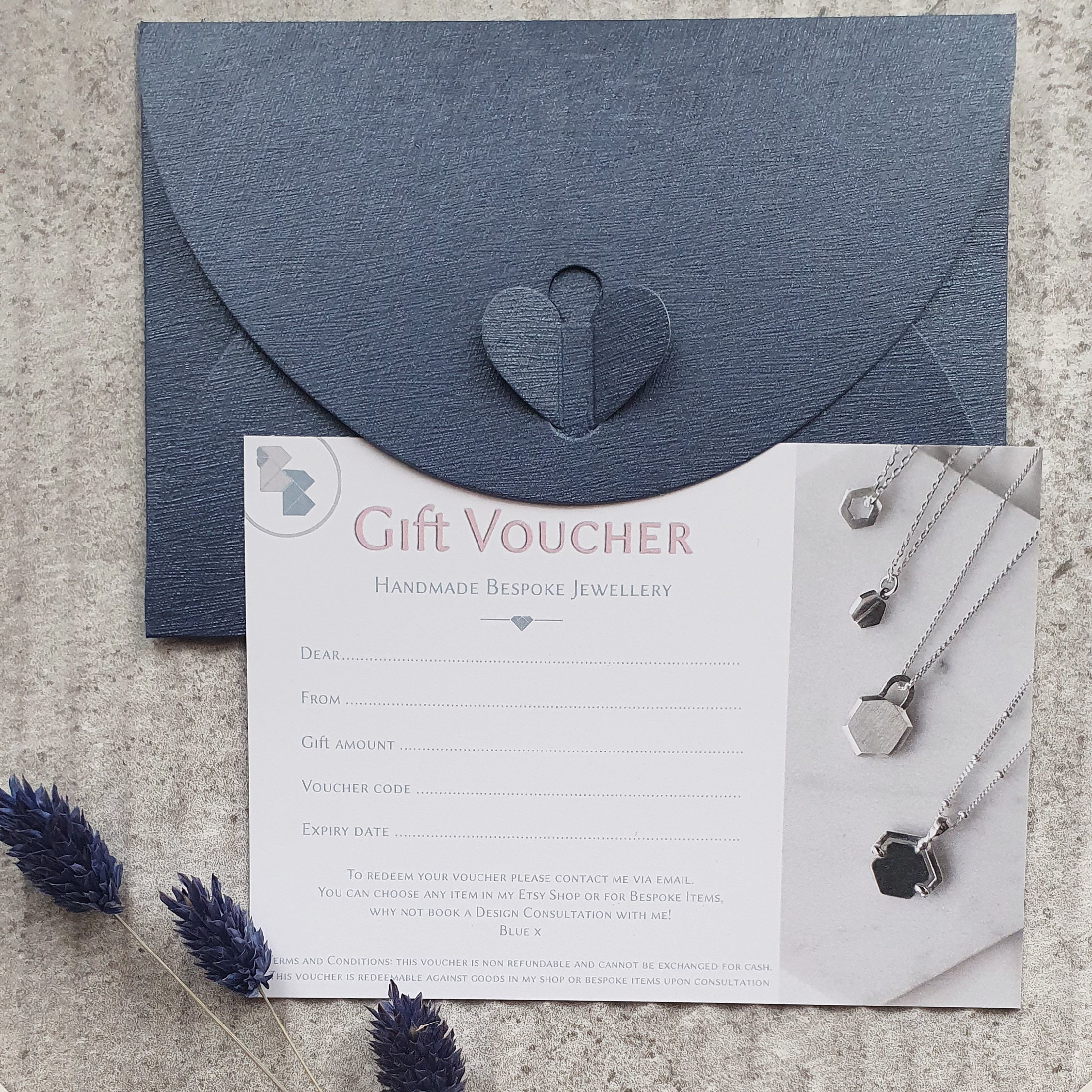 Buy Jewellery Gift Card Jewelry Gift Voucher Bespoke Voucher Online in