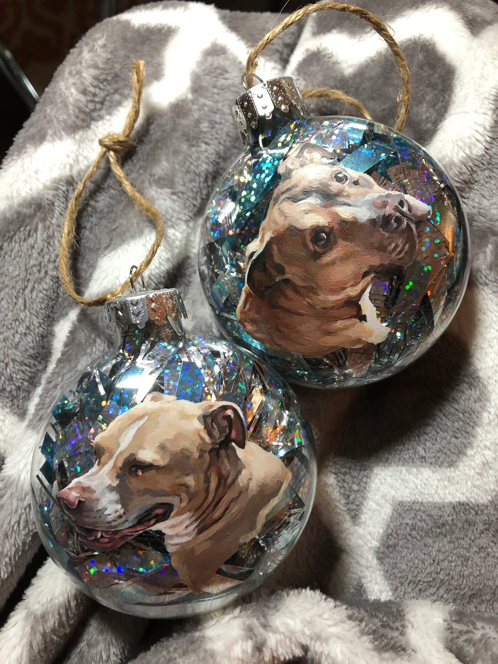 Custom Pet Ornaments // Painted Pet Ornament // Hand Painted Etsy