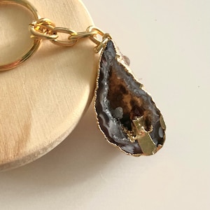 Geode Keychain