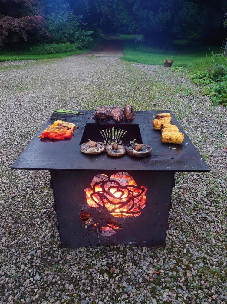 Direct Fire Cooker Box Firebox With Cooking Plate - Etsy UK
