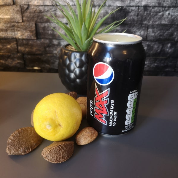 Pepsi Candle -NOT A MULTIPACK CAN!!! Hand Poured, Vegan Friendly, Sustainable, & Cruelty Free. Choose your favourite can!