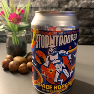 Starwars Beer Can Candle -Hand Poured, Vegan Friendly, Sustainable, & Cruelty Free.