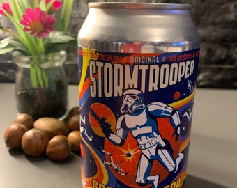 Starwars Beer Can Candle -Hand Poured, Vegan Friendly, Sustainable, & Cruelty Free.