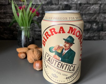 Birra Moretti Can Candle -Hand Poured, Vegan Friendly, Sustainable, & Cruelty Free.