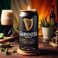 Guinness Can Candle -Hand Poured, Vegan Friendly, Sustainable, & Cruelty Free.