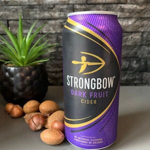Strongbow Cider Can Candle -Hand Poured, Vegan Friendly, Sustainable, & Cruelty Free.