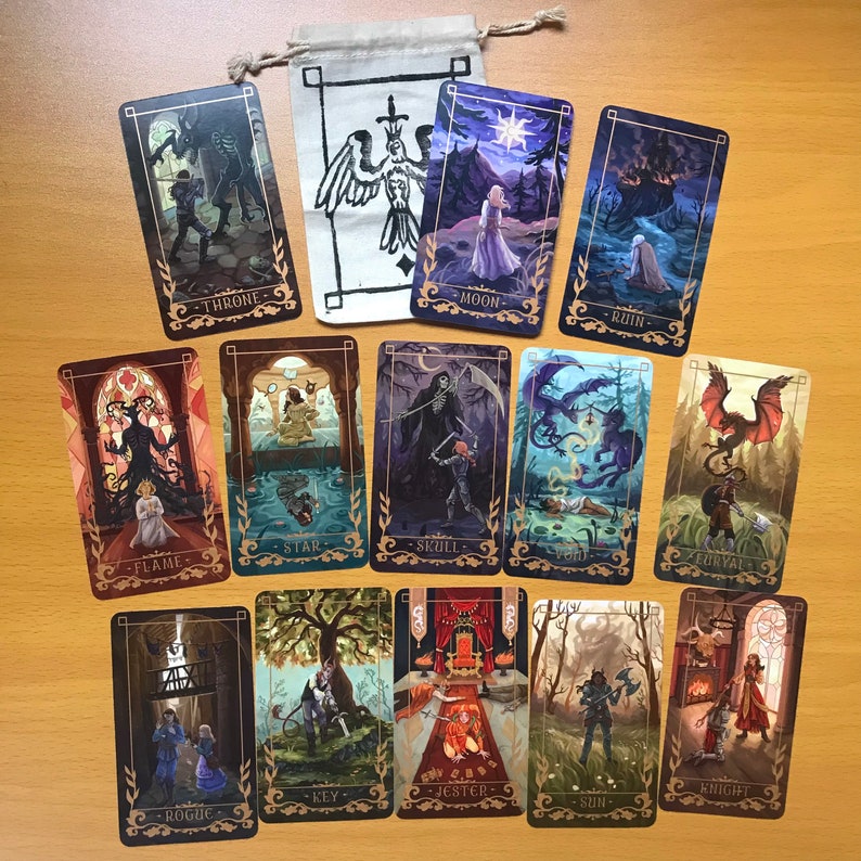 Dnd Card 'deck of Many Things' Etsy