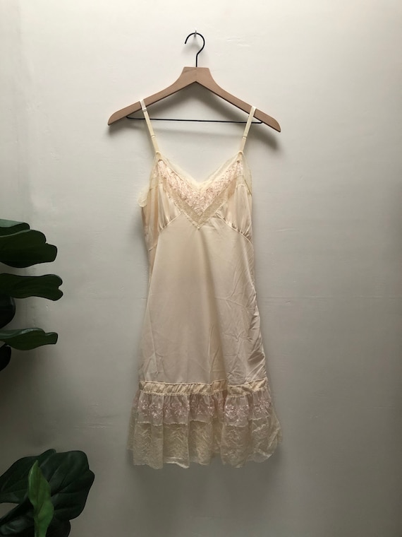 Favorite Floral Lacy Slip Dress