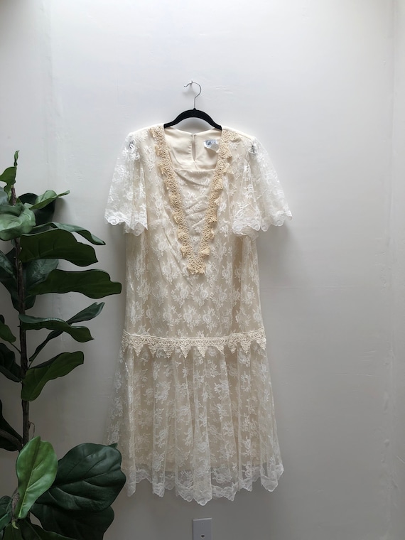 80s Victorian Dress