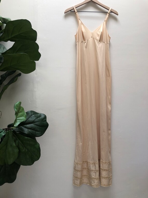 Cream Slip Maxi Dress