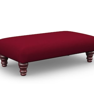 Red footstool deals
