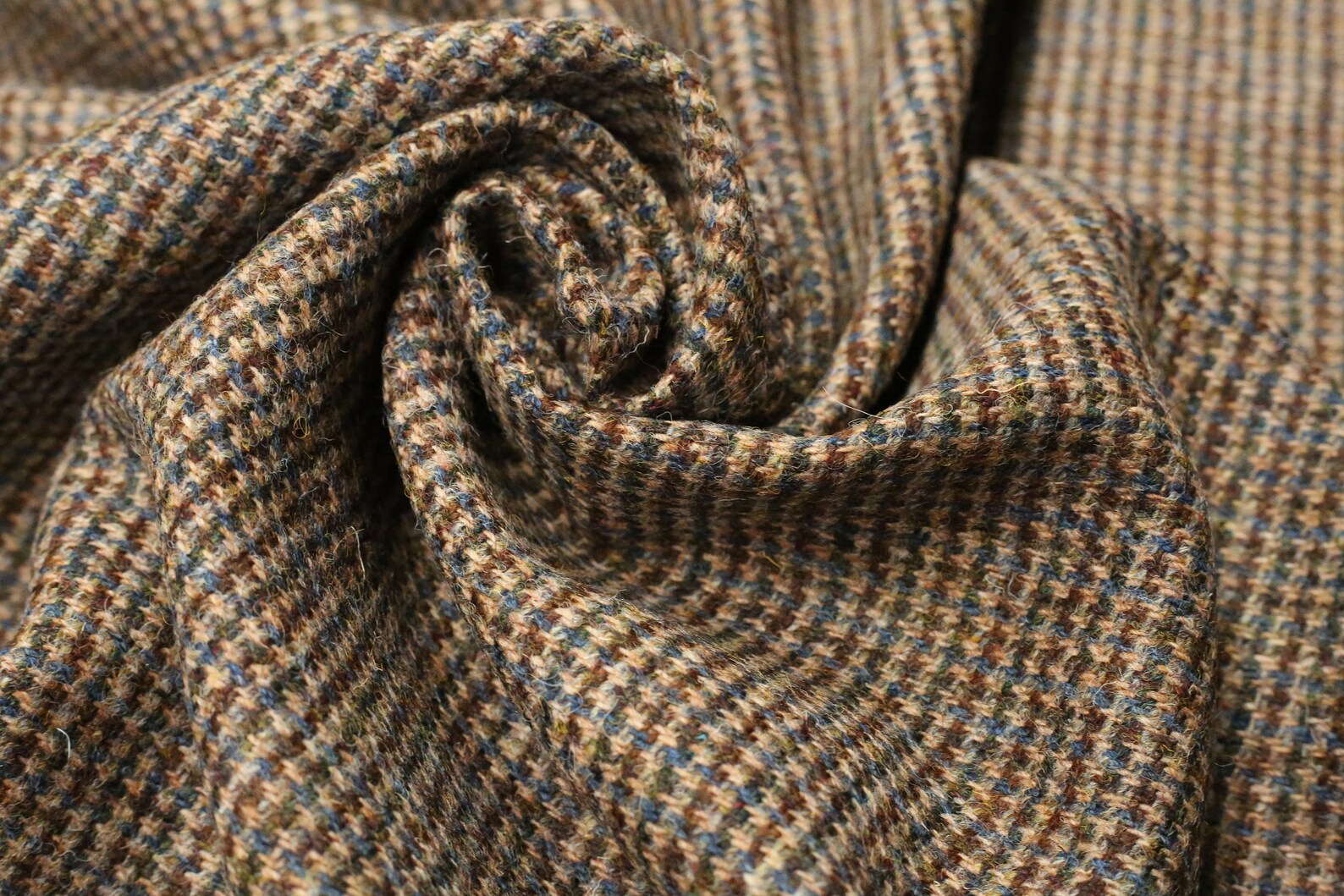 Harris Tweed Fabric by Metre Brown Tweed Sorrel Suitable for | Etsy