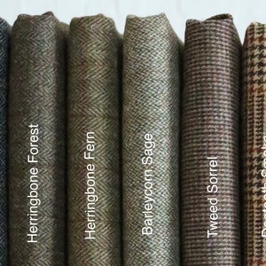 Harris Tweed Fabric by Metre - Barleycorn Sage Suitable for Upholstery ...