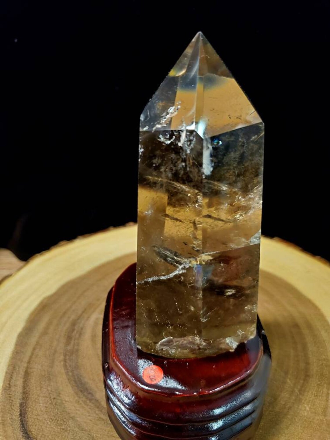Hermoso cristal de cuarzo ahumado Etsy