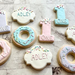Donut eerste verjaardagskoekjes