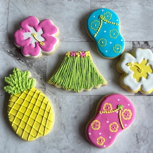 ルアウ風デコレーションクッキー12個