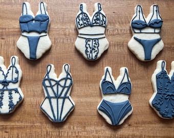 Lingerie cookie dozen