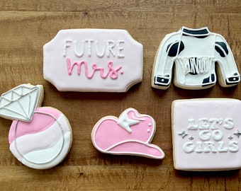 Cowgirl bachelorette cookie dozen