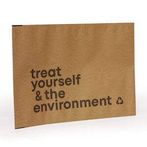Shipping Mailers - 25 x Recyclable kraft paper mailing bag, Eco packaging, mail, Bio, Send, Packaging, Boxes, gift image 7