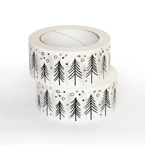 Christmas Paper tape, Festive, Sticky tape, gifts, packaging, boxes, stickers, labels, Washi tape, cool tape image 6