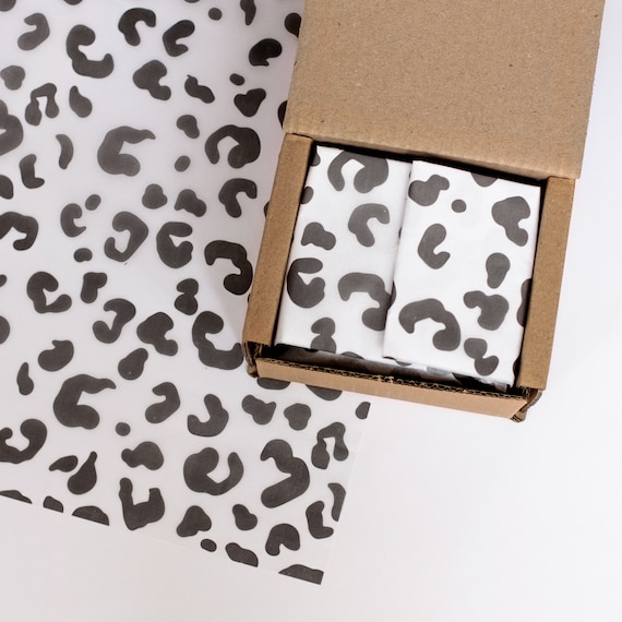 Tissue paper - Leopard print x 50, Eco friendly, Packaging, Pretty packaging