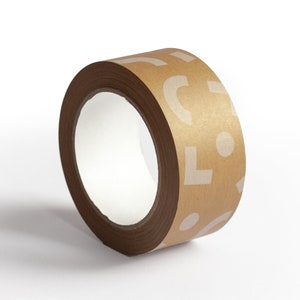 Printed pattern tape,kraft tape,packaging tape,pattern,designer tape, sticky tape, recycled,tape,designer packaging,box tape,sealing tape