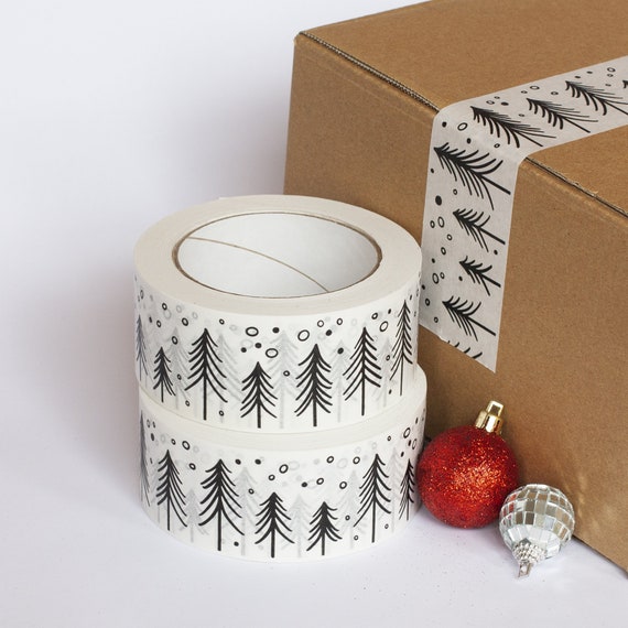 Christmas Paper Tape, Festive, Sticky Tape, Gifts, Packaging, Boxes,  Stickers, Labels, Washi Tape, Cool Tape 