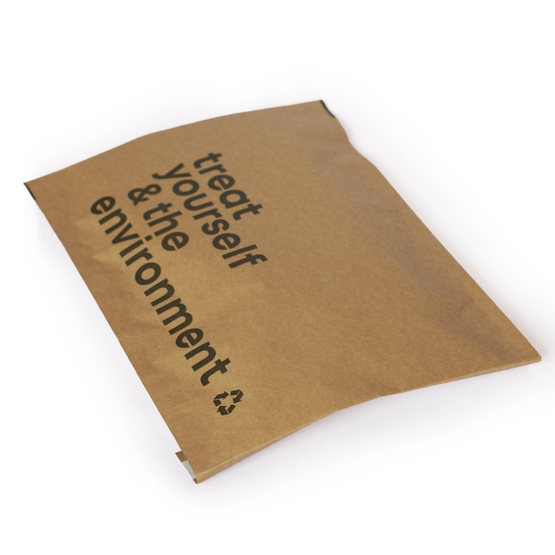 Shipping Mailers - 25 x Recyclable kraft paper mailing bag, Eco packaging, mail, Bio, Send, Packaging, Boxes, gift image 2