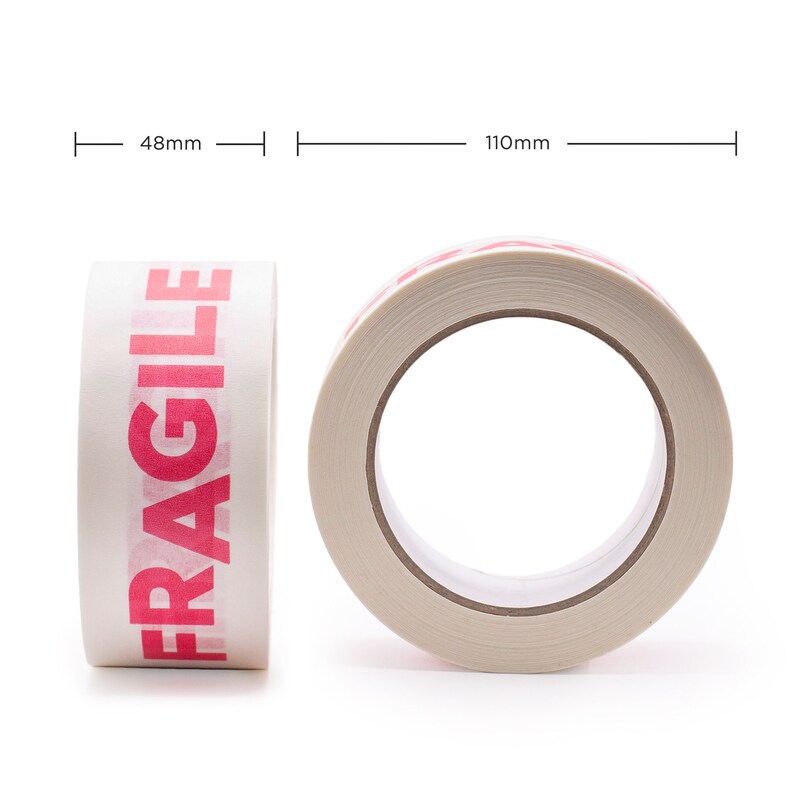 Fragile Tape Packing Eco Recyclable Packplan Etsy