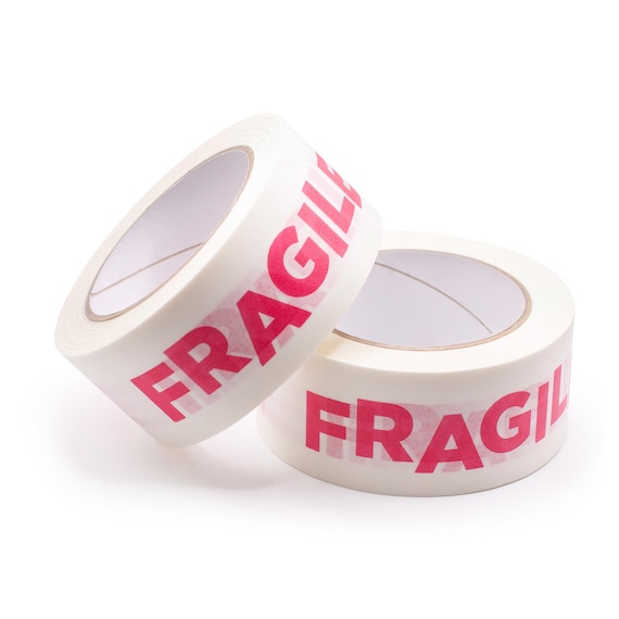 Strong Paper Packaging Tape Eco-friendly Fully Recyclable Fragile