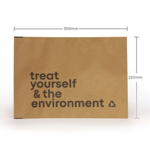 Shipping Mailers - 25 x Recyclable kraft paper mailing bag, Eco packaging, mail, Bio, Send, Packaging, Boxes, gift image 6
