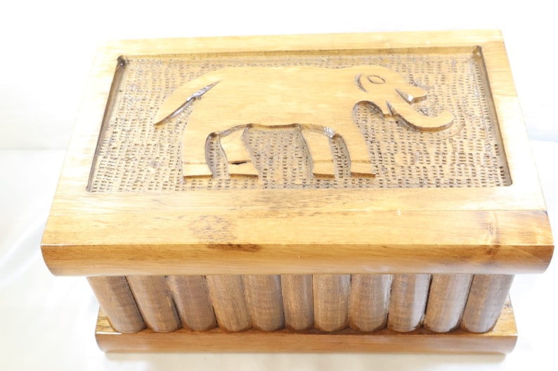 Jewelry Box Secret Box Handmade Jewelry Box. Original Gift Imagination Secret Compartment Box Secret Key Jewelry Box