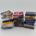 miniature books 1:6 1/12 scale , choice of titles and sizes handmade miniatures that open