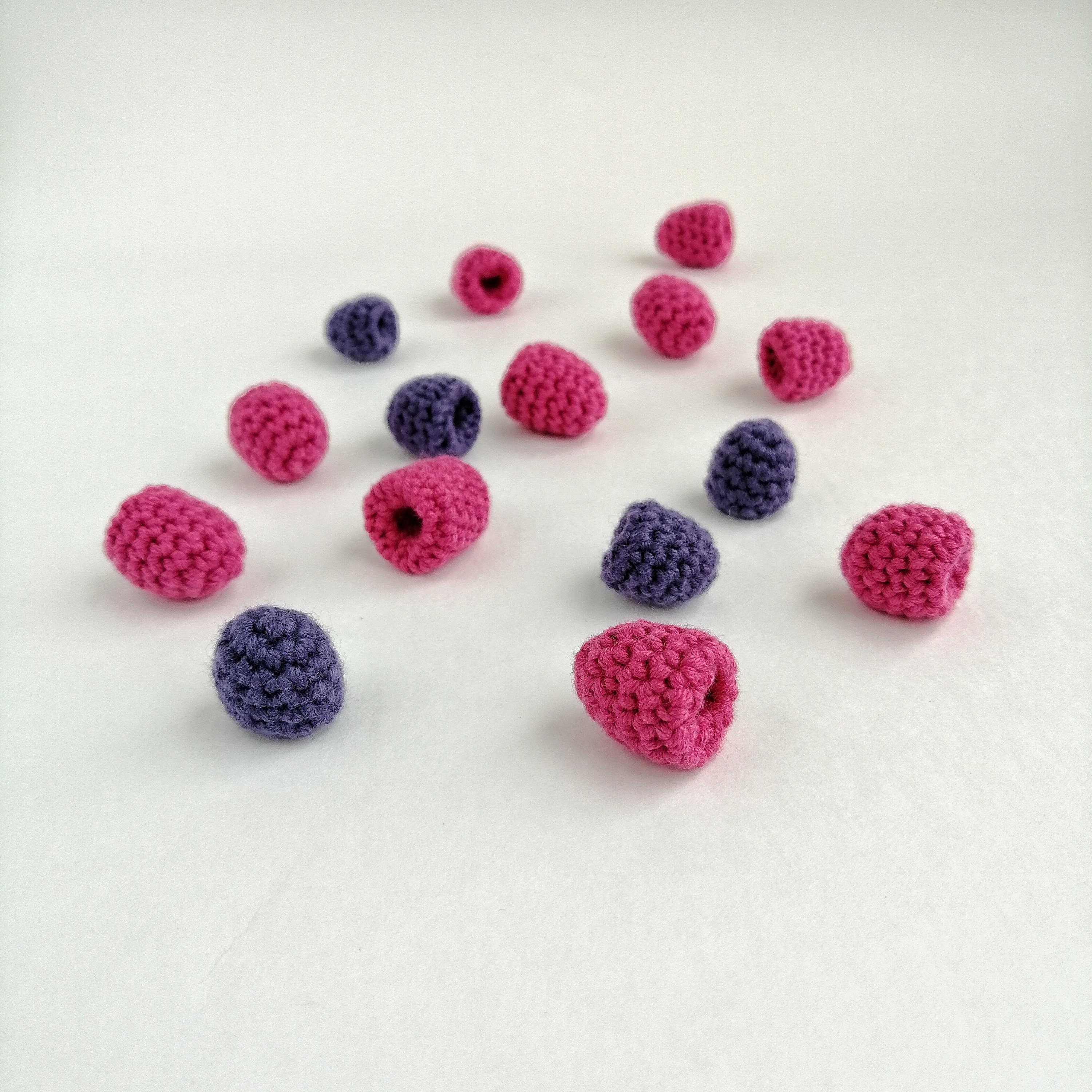 Raspberry Blackberry Crochet PATTERN PDF Crochet Raspberry Etsy