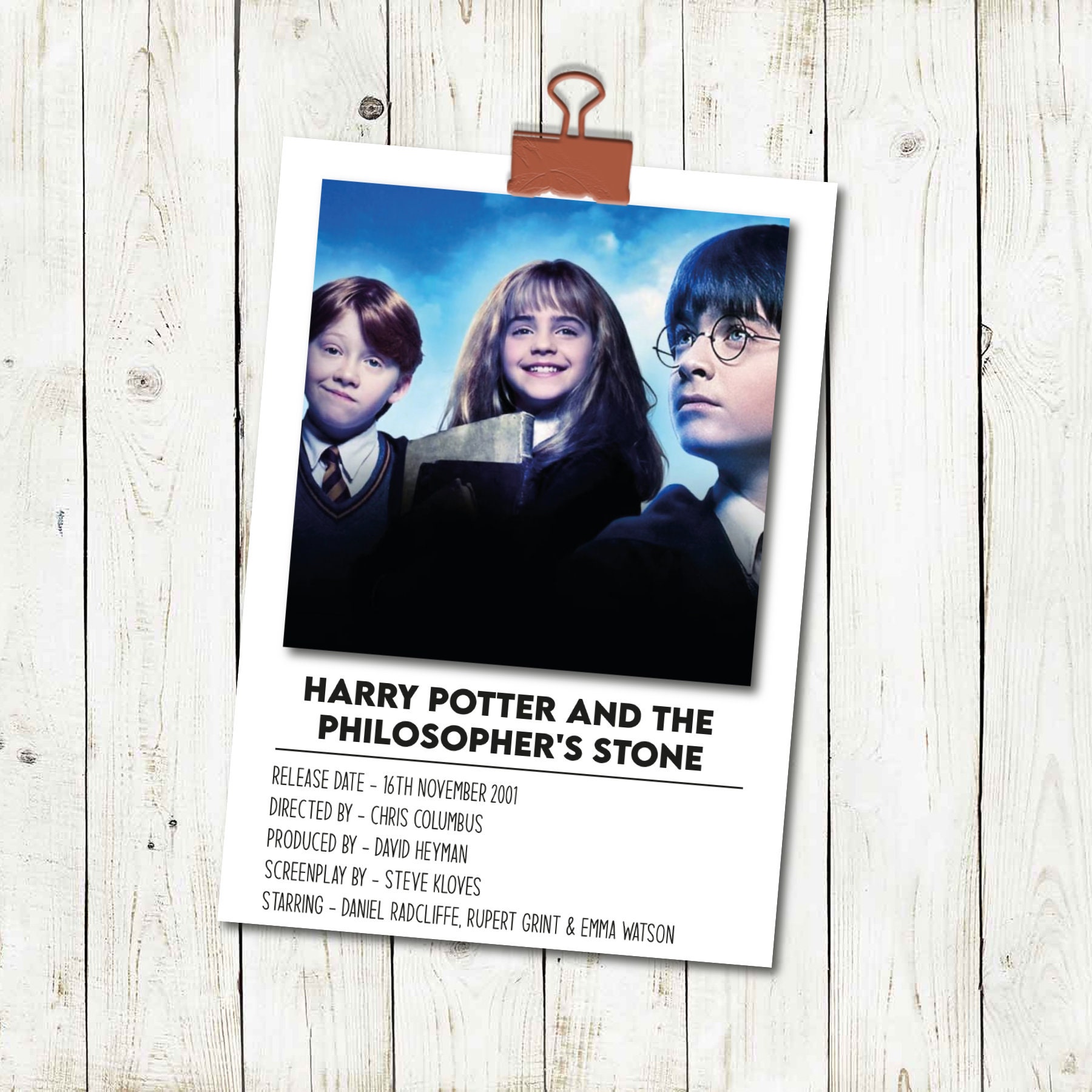 Harry Potter Prints Set of 8 Prints A4 A5 Prints Film | Etsy