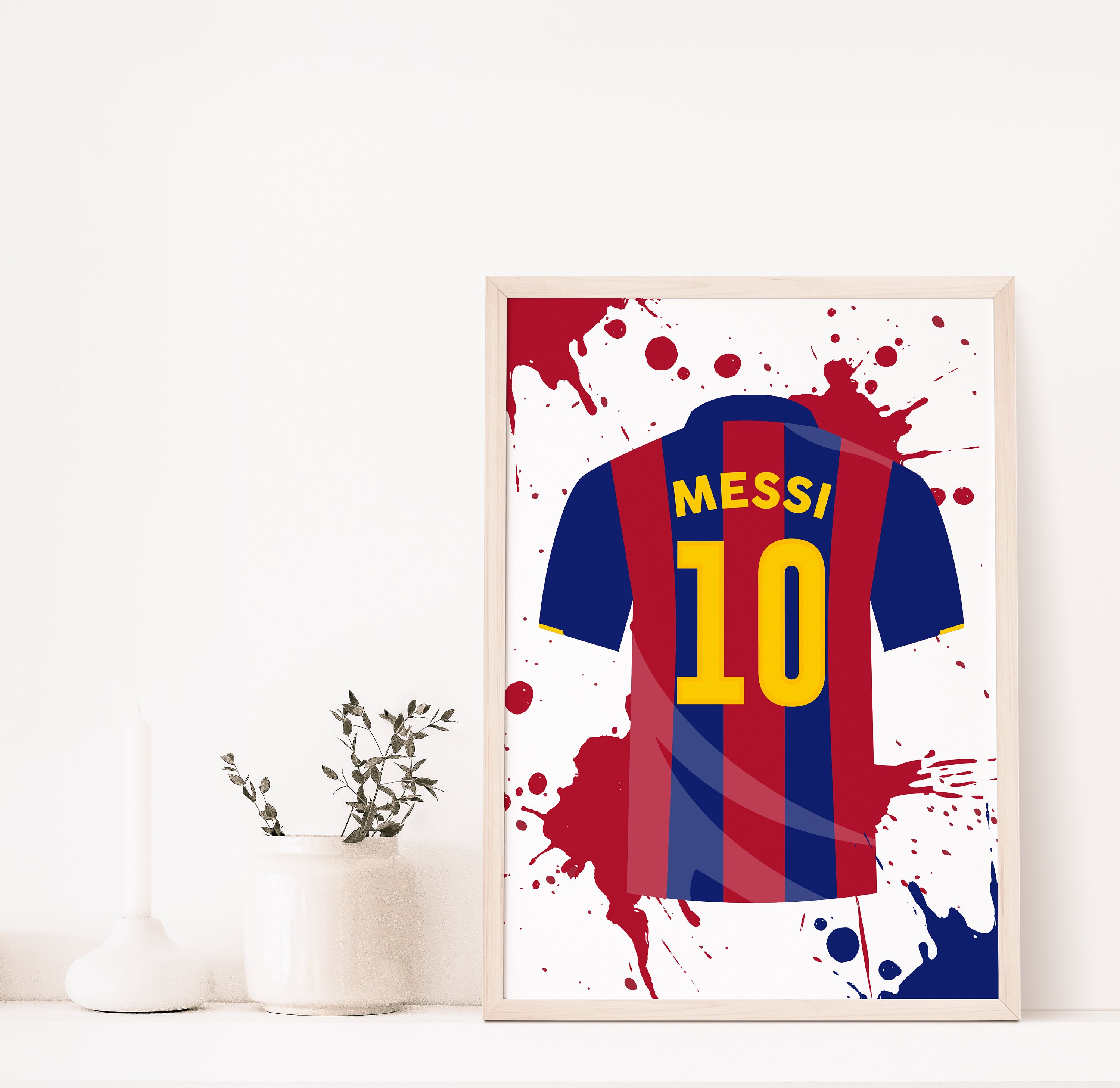 Personalised Football Shirt Print Custom Print Etsy UK