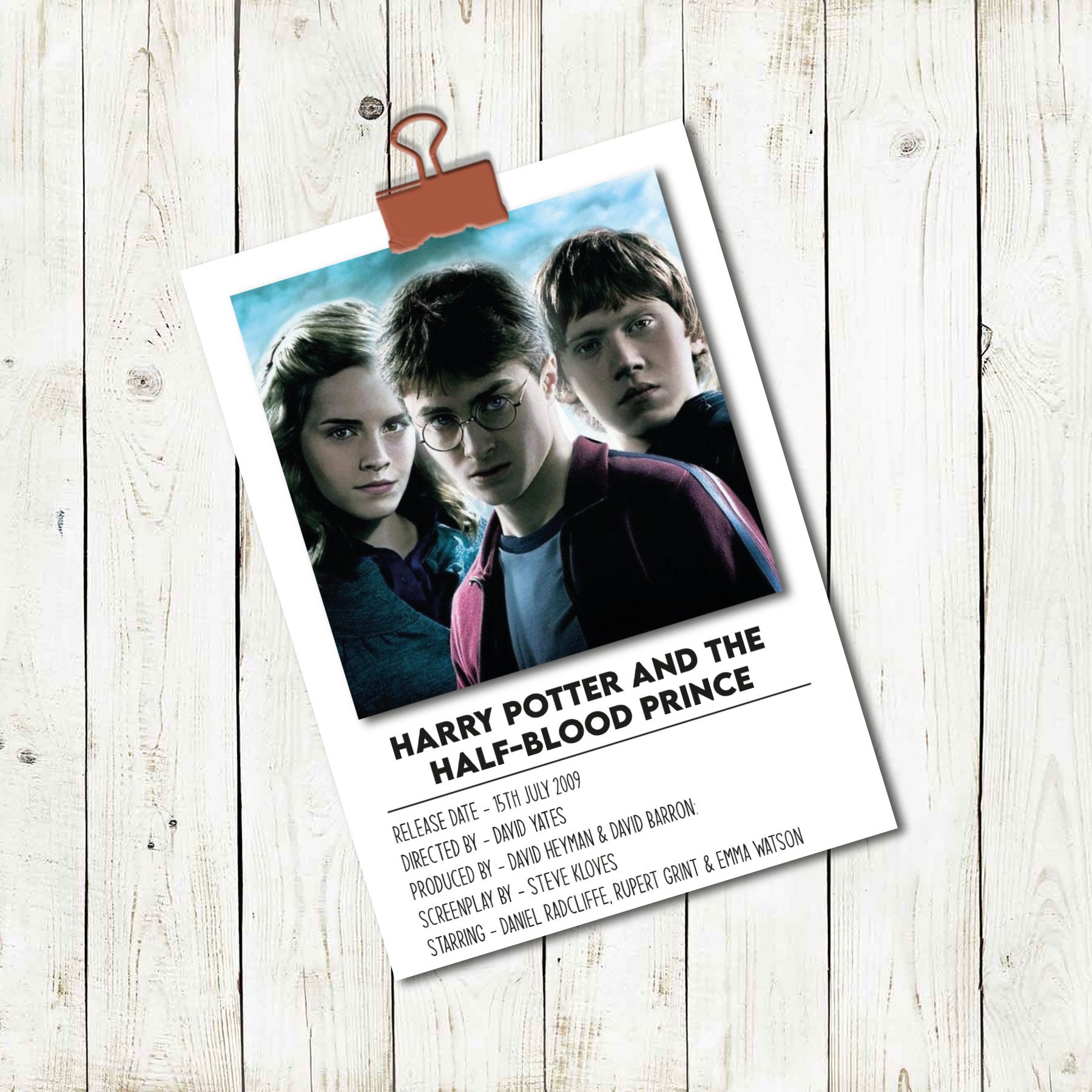 Harry Potter Prints Set of 8 Prints A4 A5 Prints Film | Etsy