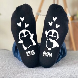 WANYNG Women Fun Socks Cute Penguin Animal Fun Novelty Cotton Gift 8 Year  Old Girl Gift Ideas Mens Long Cotton Socks 