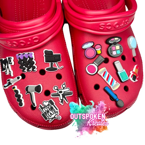 MakeUp, Glam, Beat Face, Cosmetology Charms for your Crocs, Nail Tech – N  and J Kid Parties