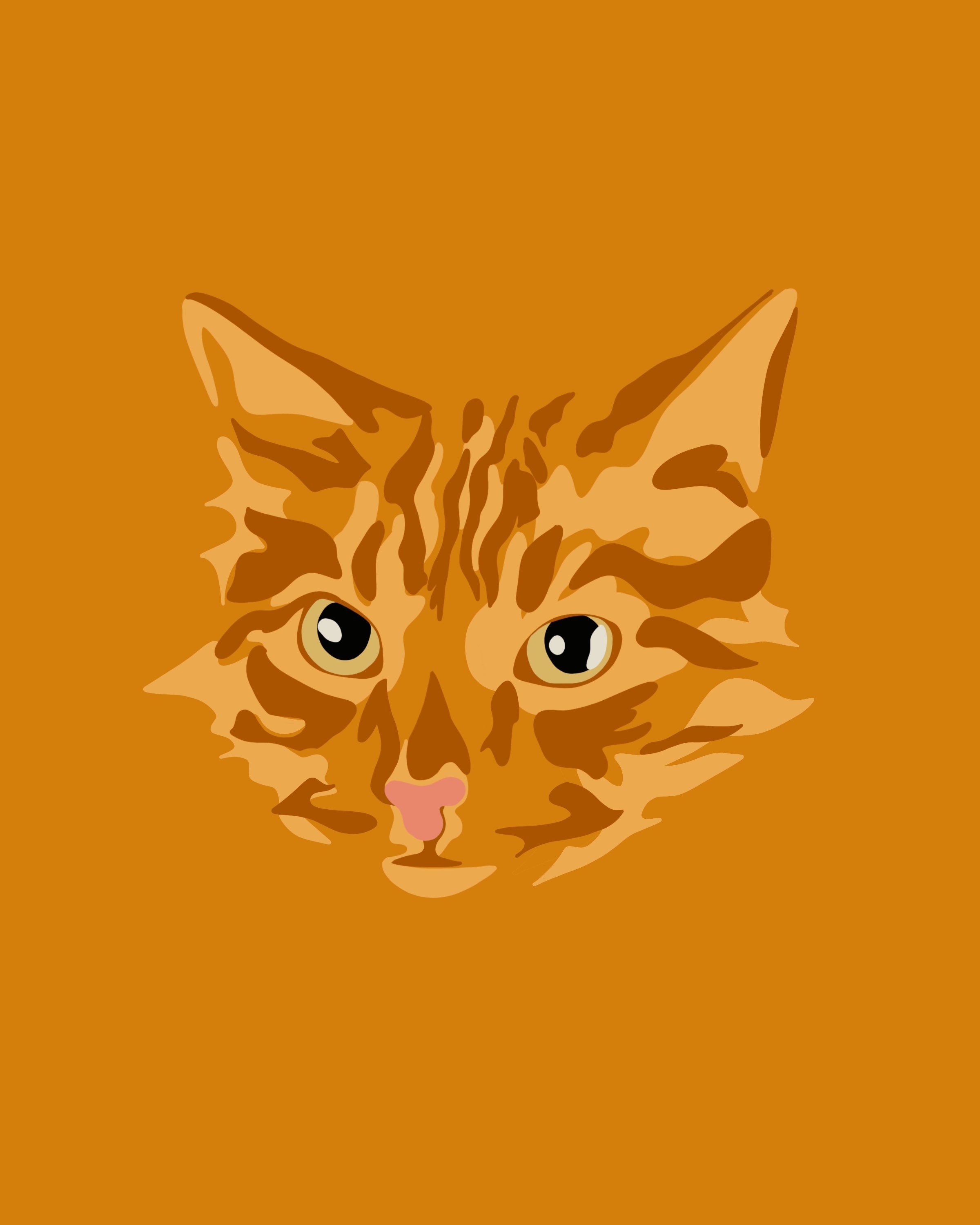 Minimalist Custom Pet Portrait DIGITAL DOWNLOAD Etsy UK